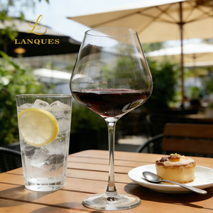 Verres à vin <span class=keywords><strong>de</strong></span> <span class=keywords><strong>Bourgogne</strong></span> ovales à long pied, style européen, transparents, durables, fabriqués à la machine, capacité 670 ml, compatibles lave-vaisselle, <span class=keywords><strong>de</strong></span> la marque Lanques Premium - Product Image 3
