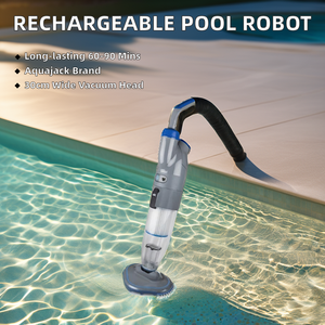 หุ่นยนต์ทำความสะอาดสระว่ายน้ำแบบมือถืออัตโนมัติ Aquajack สำหรับ<span class=keywords><strong>ใช้</strong></span>งานกลางแจ้ง เป็นมิตรกับสิ่งแวดล้อม <span class=keywords><strong>ใช้</strong></span>งานได้นาน แรงดูดดีเยี่ยม - Product Image 2
