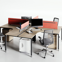 Table d'ordinateur design moderne Flex Space Postes de travail Bureau pour mobilier de bureau moderne