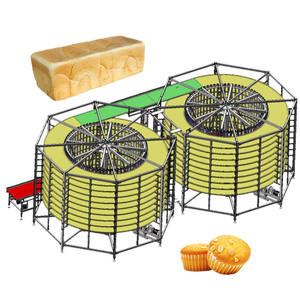 Tour de refroidissement multifonctionnelle en spirale à pain/autorisation de technologie d'entraînement direct <span class=keywords><strong>Intralox</strong></span> - Product Image 1