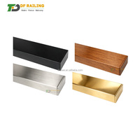 Lot de 2 garde-corps en câble DF pour terrasse et escalier, 50*25mm, pour intérieur et extérieur, avec rail supérieur 30*50mm, longueurs 48", 72", 96"
