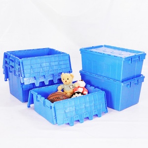 Bacs de stockage et de déménagement en plastique recyclable, robustes, empilables et emboîtables, pour entrepôt, location et réutilisation - Product Image 2