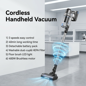 Aspiradora Inalámbrica Portátil Vertical de Alta Potencia 130W OEM/ODM de Fábrica - Product Image 2
