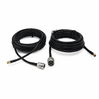 Connecteur YC personnalisé en cuivre, prise femelle de type N vers fiche mâle SMA pour câble d'extension coaxial RF RG58 LMR240/LMR200