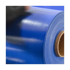 Phipher 750gsm 1000d 100-350cm 너비 블루 색상 얼룩 방지 PVC 코팅 타포린 풍선 재료 판매
