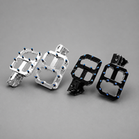 Repose-pieds larges en alliage d'aluminium CNC avec boulons en titane noirs pour Surron Light Bee X LBX Ultra Bee Segway X260 X160 Performance E-Moto MXKit