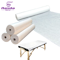 Lot de 100 draps jetables personnalisés pour table de massage SPA, housse de lit de beauté de salon, non tissés blancs en polypropylène