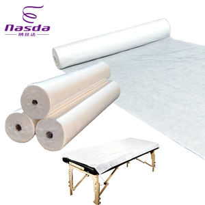 特注100個入り使い捨てSPAマッサージテーブルシートサロン美容ベッドカバー不織布白ポリプロピレンベッドシーツ - Product Image 1