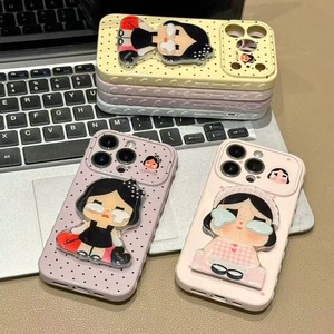 เคสโทรศัพท์ลายการ์ตูนเด็กผู้หญิงน่ารักร้องไห้รุ่นใหม่ล่าสุด สำหรับ iPhone 11 12 13 14 15 16 17 pro max ป้องกันรอยขีดข่วน ฝาหลัง - Product Image 5