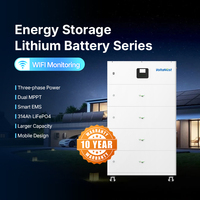 Système de stockage d'énergie domestique tout-en-un VoltaNest avec garantie de 10 ans, batterie LiFePO4 hybride 64 kWh 80 kWh, empilable