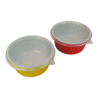 Bol rond en aluminium de 1370 ml, épaissi, résistant à la chaleur, jetable, pour emporter, pour barbecue, cuisson, restauration, emballage