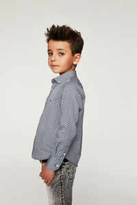 Camisas de manga larga informales marrones con botón y cuello de vestido cómodo de nuevo diseño de primera calidad para chico - Product Image 3