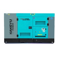Système de contrôle automatique ATS type silencieux refroidissement par eau générateur diesel triphasé 80kva 85 kva