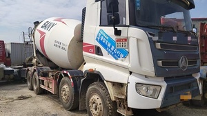 SANY 12 mètres cubes 12cbm <span class=keywords><strong>camion</strong></span> bétonnière utilisé moteur Hino malaxeur béton ciment entièrement hydraulique 0086 18117060100 - Product Image 3