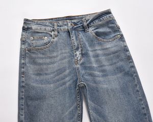<span class=keywords><strong>Pantalones</strong></span> Vaqueros <span class=keywords><strong>de</strong></span> Moda Urbana <span class=keywords><strong>para</strong></span> Hombre y <span class=keywords><strong>Mujer</strong></span>, Cintura Media, 100% Algodón, Azules, Corte Recto y Ajustado - Product Image 4