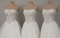 Robe de mariée en tulle à sequins, coupe princesse, avec corsage en dentelle, grandes tailles, collection 2026, sur mesure, vente en gros