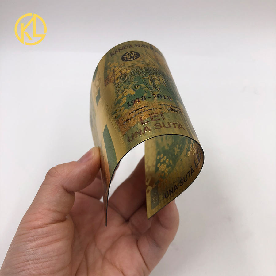 10个设计高品质的金钞定制设计罗马尼亚纸币1-500 Lei纪念品罗马尼亚卡片，用于精美的礼物| Alibaba.com