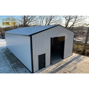 Nhà để xe bằng thép tiền chế nhẹ, đạt chứng nhận CE ISO, lắp đặt dễ dàng, phù hợp với nhà ở có không gian nhỏ. - Product Image 1