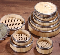 ESTICK Panier à vapeur chinois en bambou écologique pour la décoration, fournisseur d'art, vapeur en bambou, vente en gros