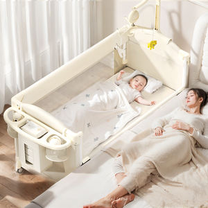 Cuna Portátil Moderna para Bebé, Cama Móvil Plegable Grande con Barandilla de Seguridad para Recién Nacidos, Multifuncional para Uso en Casa, Hospital, Parque y Escuela - Product Image 6