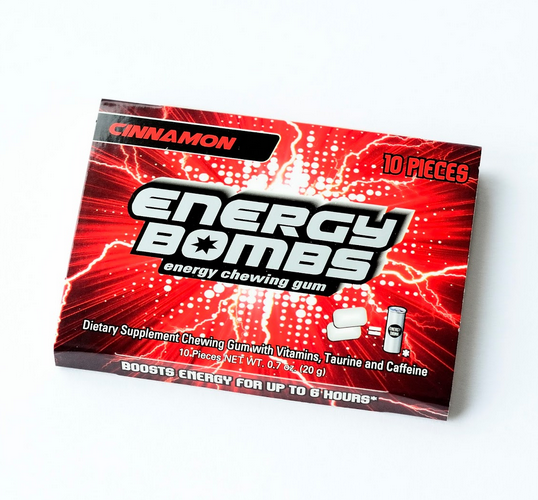 Halal Caffeinated Energy Chewing Gum Factory Supply Directly Chewing Gum