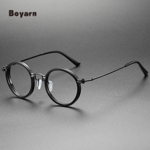 Monturas de gafas ópticas de titanio puro, nuevo diseño, gafas rectangulares de moda para mujer - Product Image 4