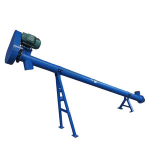 Nouveau convoyeur à vis industriel incliné en acier inoxydable robuste avec caractéristiques antistatiques pour les grains, la poudre et les particules - Product Image 3