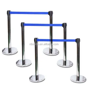 37 Inch Red Rope Crowd Control Queue Line Barrier Poles Black Durable Outdoor Stanchion Posts For Stanchion Posts Home Decor