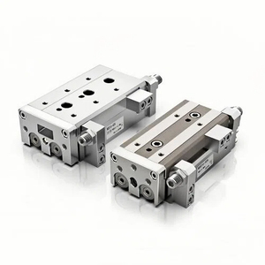 צילינדר פנאומטי סטנדרטי מסדרת MXS מפלדת אל-חלד עם שולחן הזזה ומסב - Product Image 2