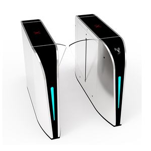 Zento nuovo arrivo IC ID riconoscimento facciale QR codice Flap tornello con Anti-collisione Anti-pizzico Anti-Tailgating - Product Image 2