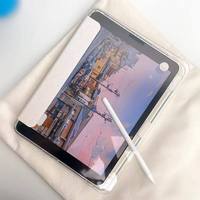 Housse de tablette rigide transparente avec support rotatif pour iPad 9e/8e/7e génération 10,2 pouces avec porte-stylet