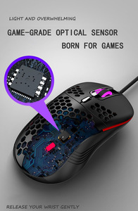 เมาส์รังผึ้งที่เหมาะสม คุ้มค่า น้ำหนักเบา เหมาะสำหรับเกมเมอร์ - Product Image 4