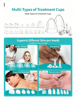 Appareil de thérapie par ventouses 3-en-1 pour usage domestique avec pistolet pulvérisateur pour les soins de la peau du visage, machines faciales Dermashine