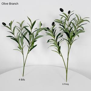 Tissu de feuille d'olivier crypté de fruits de branche d'olivier de Style nordique pour le salon de mariage <span class=keywords><strong>Table</strong></span> à manger hôtel utiliser tissu d'herbe - Product Image 2