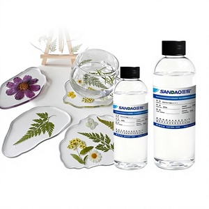 Kit de résine époxy transparente pour la fabrication de bijoux, l'artisanat, le revêtement du bois, haute transparence, auto-nivelante, résistante aux intempéries, colle - Product Image 1