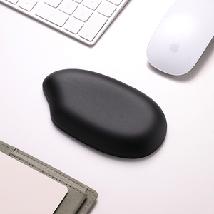Manufacturer Original Blue <strong>White</strong> Rice Shape Silica Gel Pad PU Leather Wrist <strong>Rest</strong> for <strong>Keyboard</strong> &amp; Mouse Silicon Material in Stock - Product Image 4