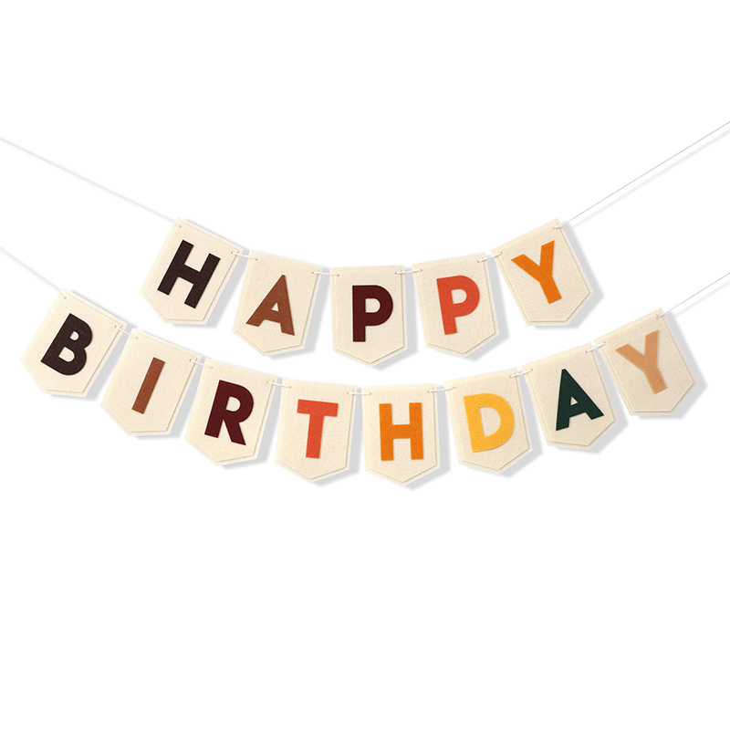 Custom Designed Felt Happy Birthday Party