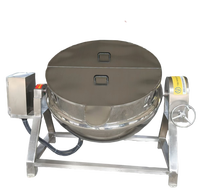 Grande marmite à soupe industrielle 50L-1000L 304 sus suace confiture cuisinière à agitation gaz électrique chauffage à vapeur mélange veste bouilloire