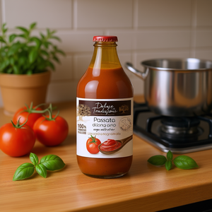 Passata di Pomodoro in Salamoia, Conservata a Temperatura Ambiente, 330g per Lattina, Confezione da 12 Pezzi, Verdure in Scatola - Product Image 3