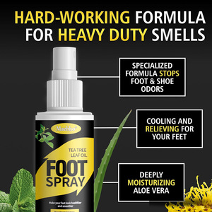 Spray para Pies con Aceite <span class=keywords><strong>de</strong></span> Árbol <span class=keywords><strong>de</strong></span> Té para Pies Frescos y con Apariencia Saludable, Spray Botánico para el Cuidado <span class=keywords><strong>de</strong></span> los Pies 100ml - Product Image 4