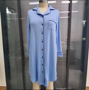 Vendita calda pigiama pigiama a maniche lunghe in raso <span class=keywords><strong>camicia</strong></span> da <span class=keywords><strong>notte</strong></span> per le donne e <span class=keywords><strong>camicia</strong></span> da <span class=keywords><strong>notte</strong></span> per gli uomini S-XXL taglie forti incluse - Product Image 5