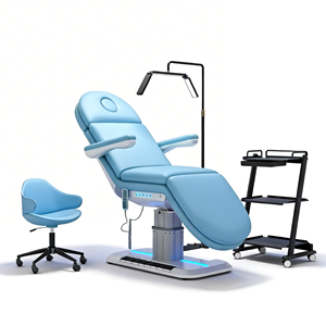 Poltrona Elettrica Moderna di Lusso per Estetista, Sedia per Cosmetologia, Lettino Cosmetico di Lusso, Lettino per Trattamenti Viso, Lettino per Trattamenti di Bellezza - Product Image 6