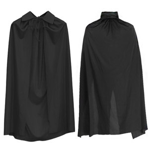 Halloween Vampire Witch Cape <span class=keywords><strong>mantello</strong></span> natalizio Cosplay Devil Costume Unisex nero lungo <span class=keywords><strong>mantello</strong></span> con cappuccio - Product Image 5
