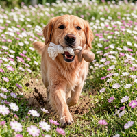 Jouet interactif pour chien en forme de sucette, personnalisable, en bambou écologique et TPR, avec corde, pour vente en gros