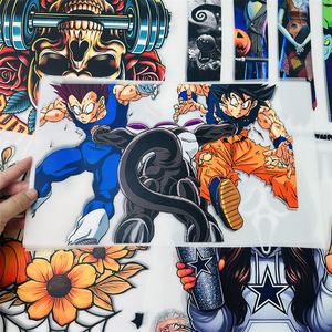 Comic Bügelbilder DTF-Aufkleber DTF-Transfers Fertig zum Pressen für Waschbare Siebdruck-Kleidungsstücke Langlebig auf Taschen T-Shirts - Product Image 1