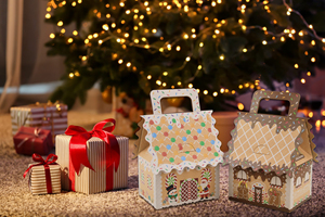 <strong>Christmas</strong> Xmas Handle House Shape Gift <strong>Boxes</strong> Ornament Gift <strong>Boxes</strong> Treat Candy Cookie Perfect Paper Packaging Gift <strong>Boxes</strong> <strong>Christmas</strong> - Product Image 5