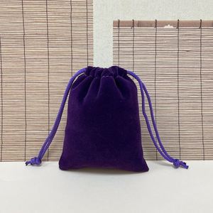 ถุงกำมะหยี่ใส่เครื่องประดับแบบมีเชือกผูก ขนาดเล็ก 8*10 ซม. ขายส่ง - Product Image 6