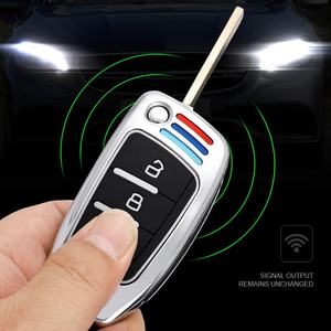 Funda protectora para llave de coche, accesorio de alta <span class=keywords><strong>calidad</strong></span>, 3 botones, para Geely Coolray 2003-2012 Atlas Boyue - Product Image 4