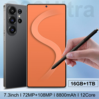 Smartphone S26 Ultra Original Sumsun 5G LTE 16GB+1TB Doble SIM 7000mAh 48MP+108MP OLED 120Hz 65W Carga Rápida Snapdragon Android