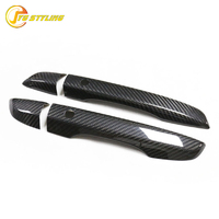 Couvre-poignée de porte en fibre de carbone pour Honda Civic X 10e génération, garniture extérieure pour entrée sans clé